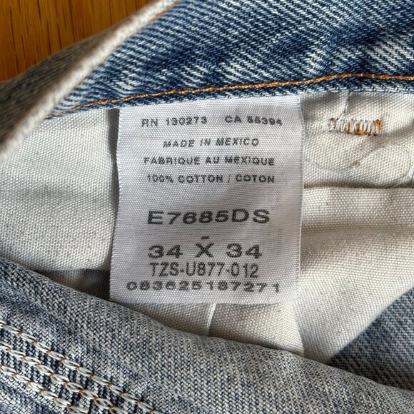 Vintage Rustler Wide Carpenter Jeans 34/34 - Picture 3 of 3